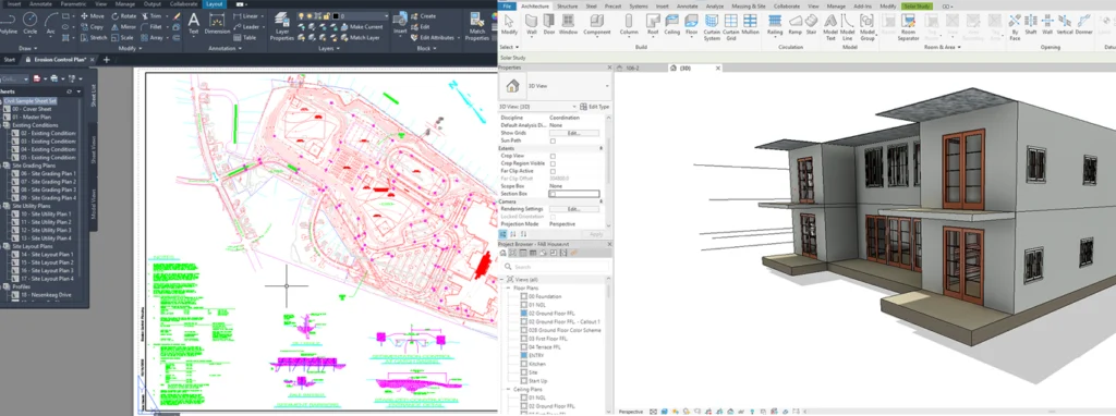 AutoCAD VS Revit-Key Differences