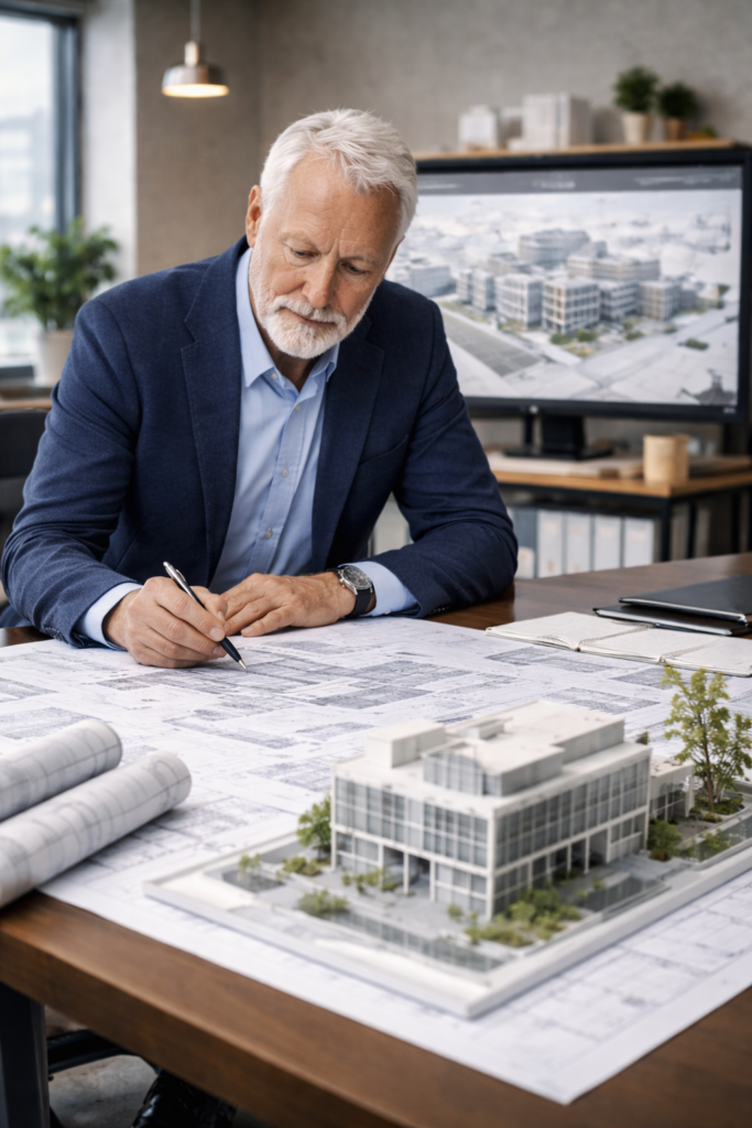 Experienced BIM and Revit professionals reviewing project delivery workflows