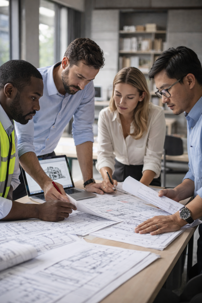 Architecture and engineering firms collaborating on BIM and Revit project delivery