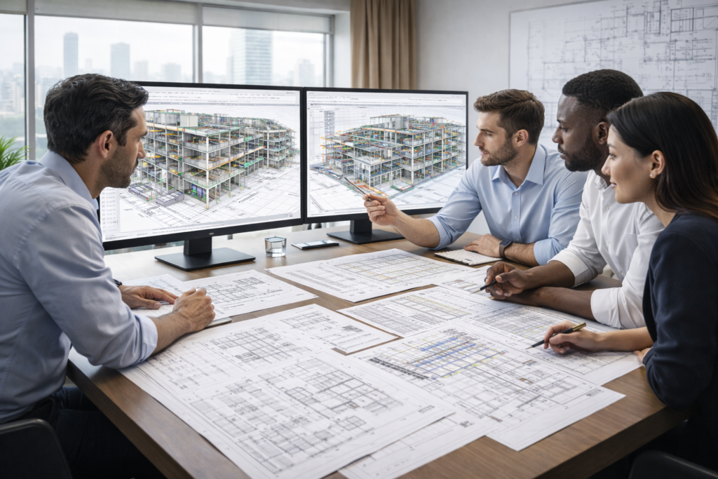 BIM and Revit services for architects engineers and contractors in a collaborative project delivery setting