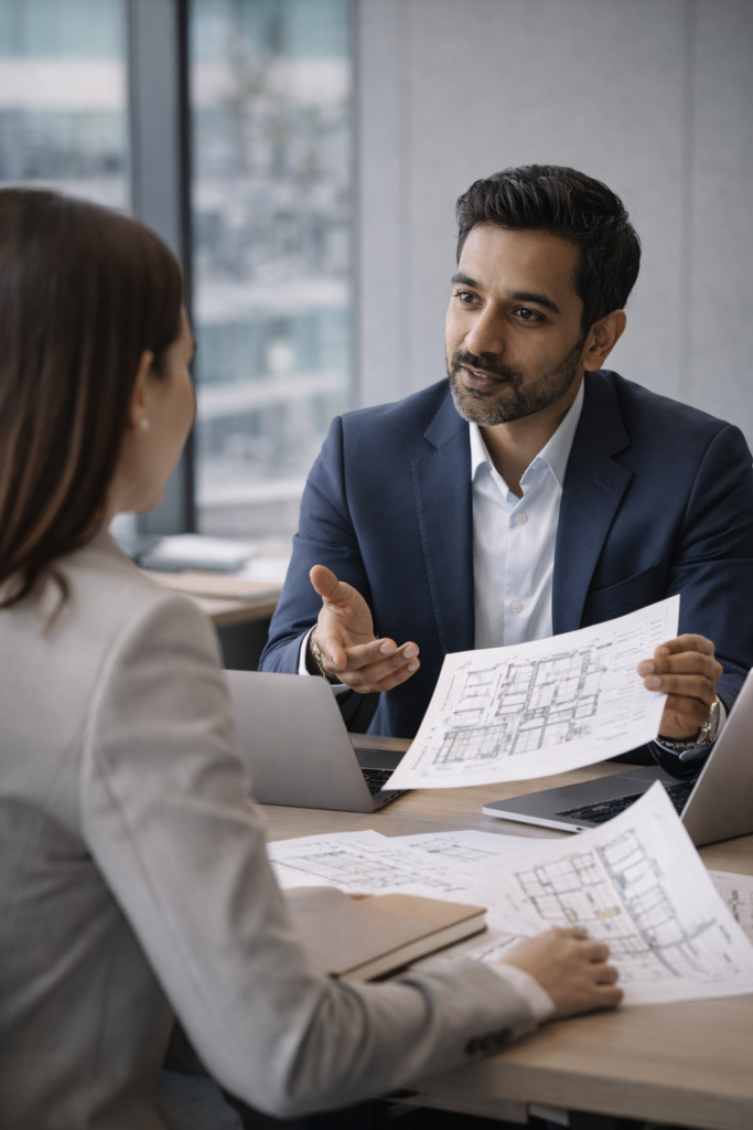 Professional support visual representing answers, clarity, and guidance