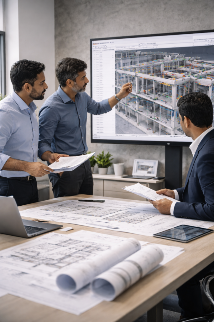 BIM team focused on review quality and workflow consistency