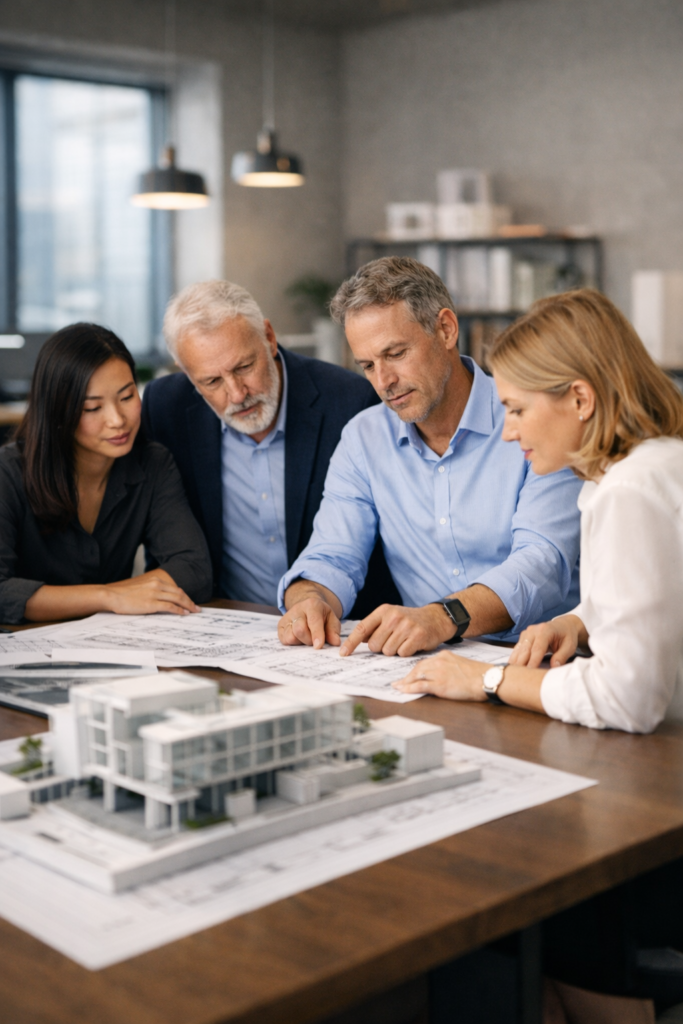 Professional BIM and Revit services team supporting project delivery